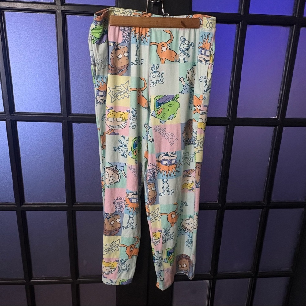 Nickelodeon Rugrats Pajama Pants Womens Large Cartoon Lounge Pants